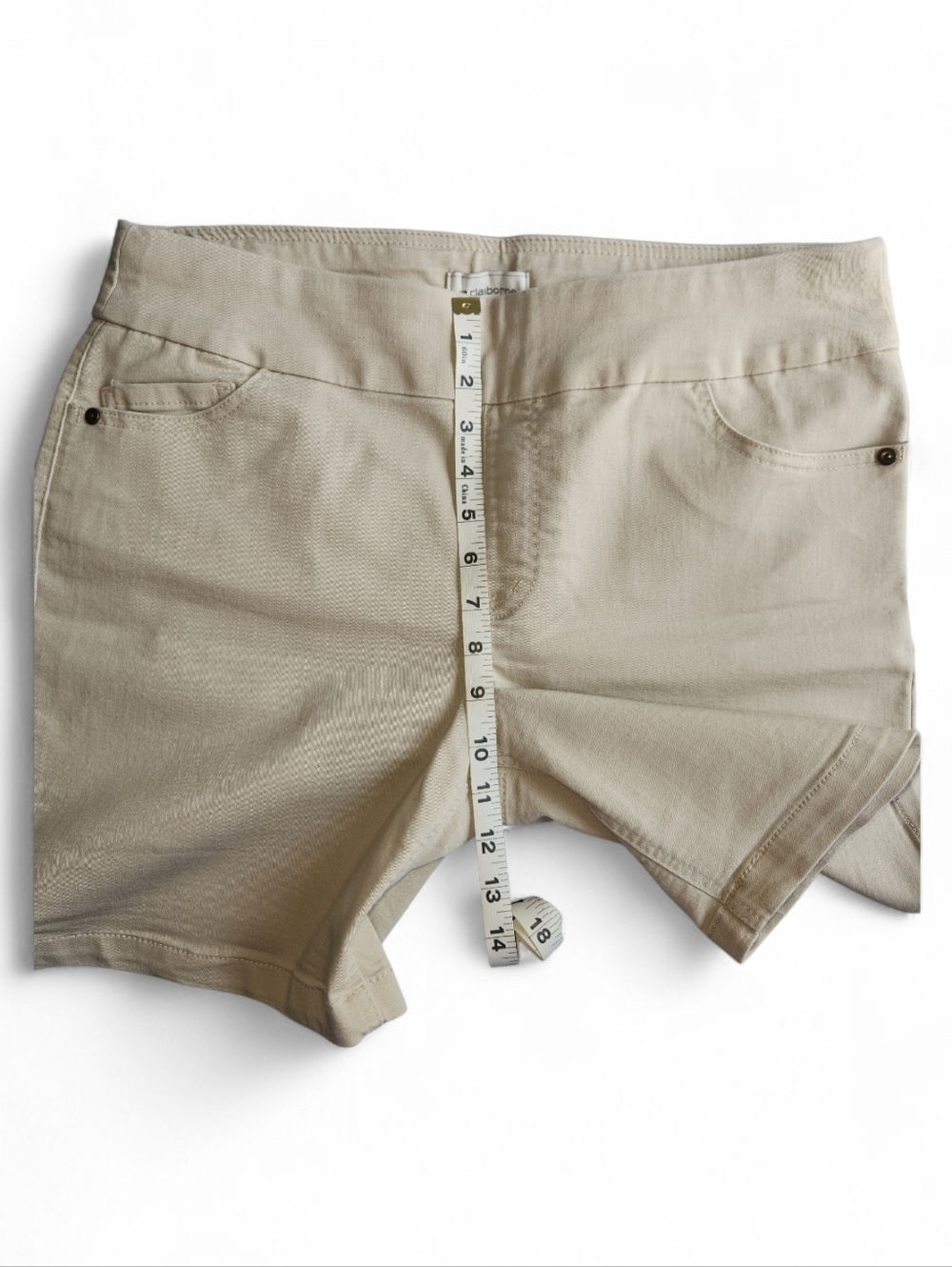 Liz Claiborne Pull On Stretch Shorts Size 12 - Picture 4 of 8